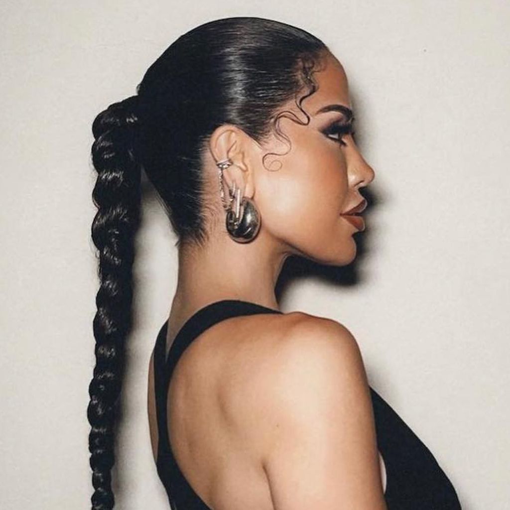 Slicked Back High Ponytail Braid Slicked Back High Ponytail Braid — Second Day Hairstyles