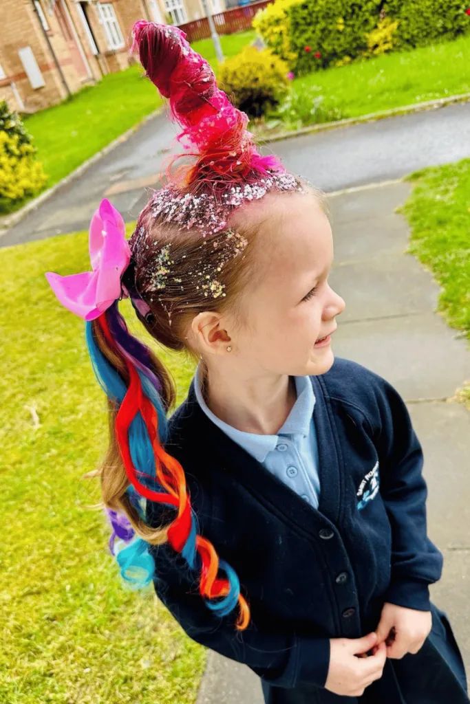 Mid-Back Visual Idea — Wacky Hair Day Ideas