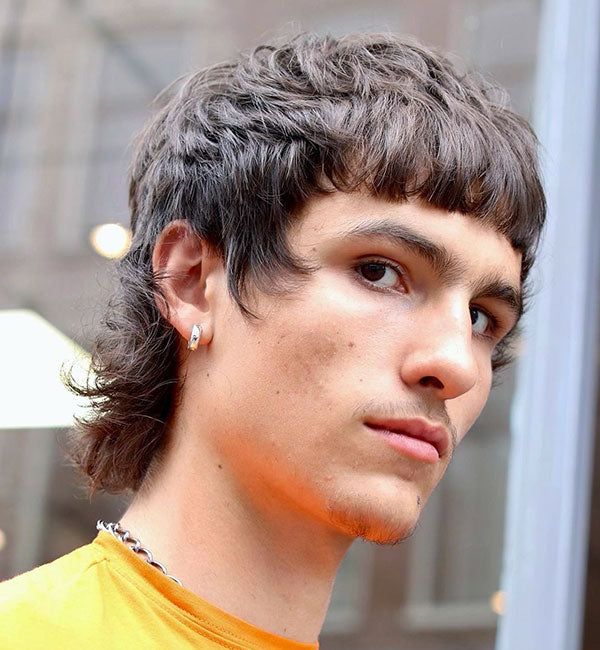 Mod Mullet With Blunt Bangs — Mod Cut