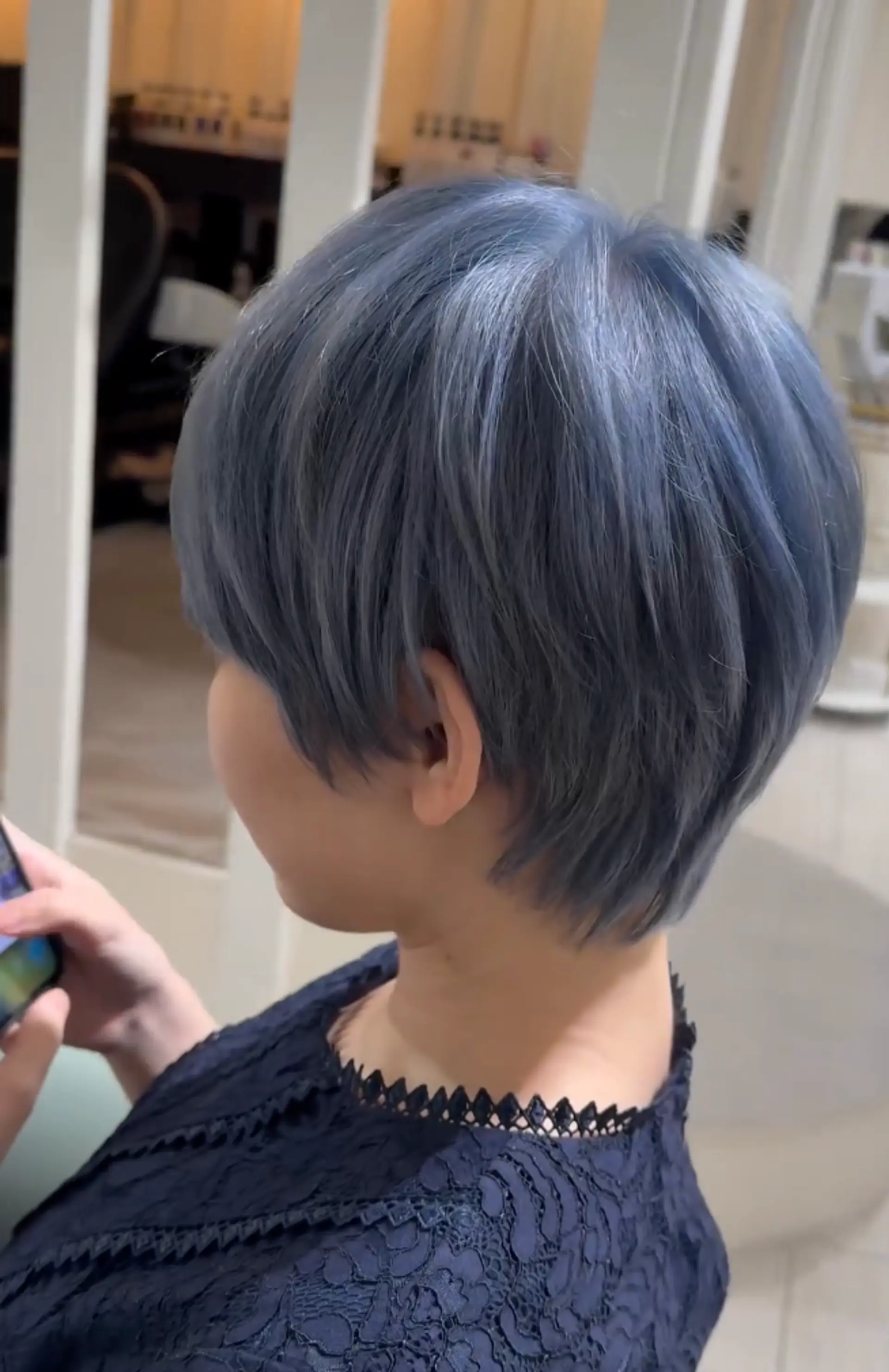 Ear Visual Idea Ear Visual Idea — Blue Hair