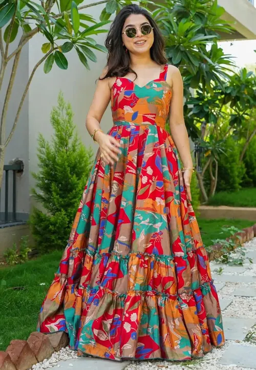 Abstract Print Maxi Dress for Festive Summer Occasions Abstract Print Maxi Dress for Festive Summer Occasions — Maxi Dresses