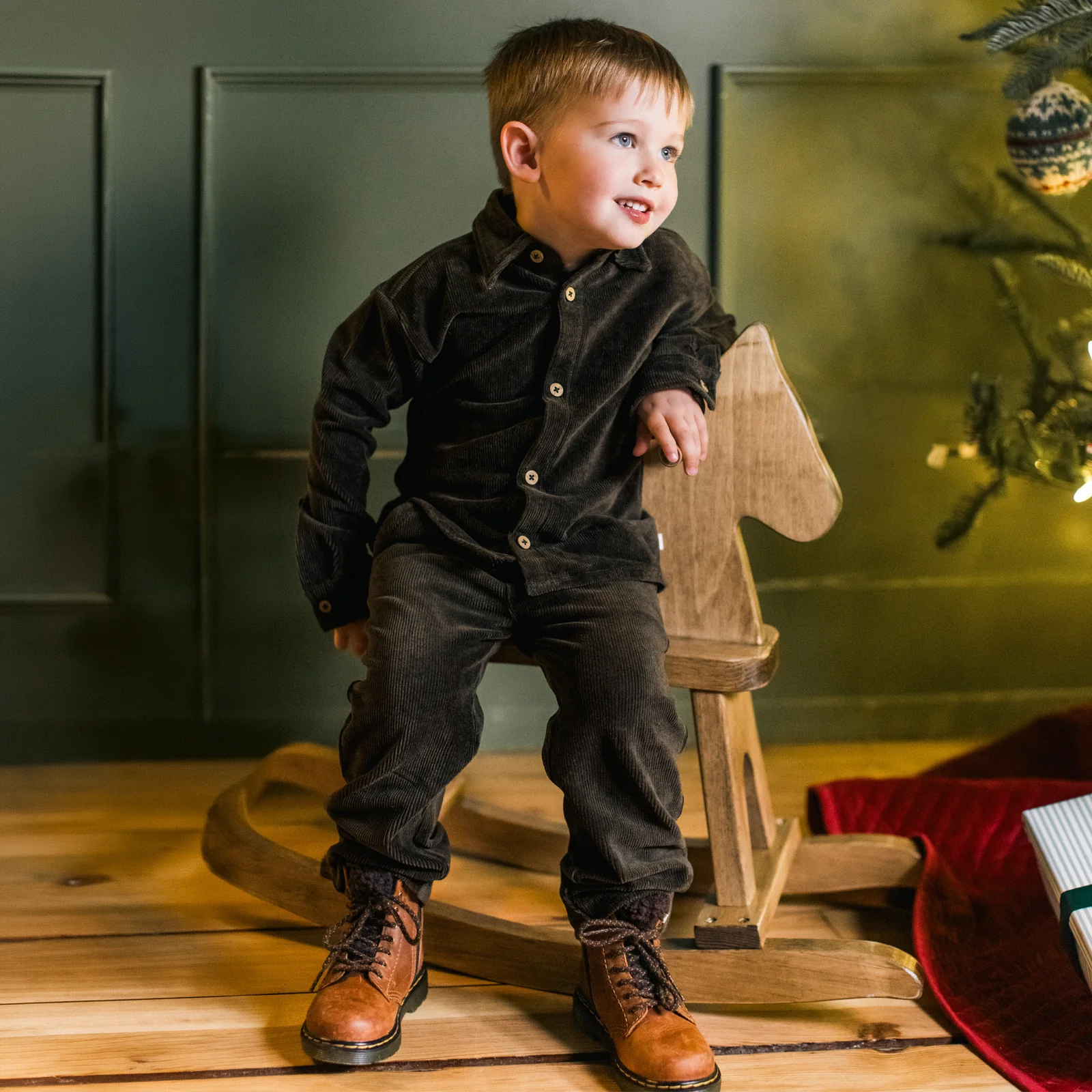Coordinated Corduroy Set for a Festive Feel Coordinated Corduroy Set for a Festive Feel — Toddler Boy Outfits