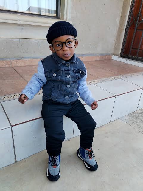 Denim Vest Layered Over a Long-Sleeve Shirt Denim Vest Layered Over a Long-Sleeve Shirt — Toddler Boy Outfits