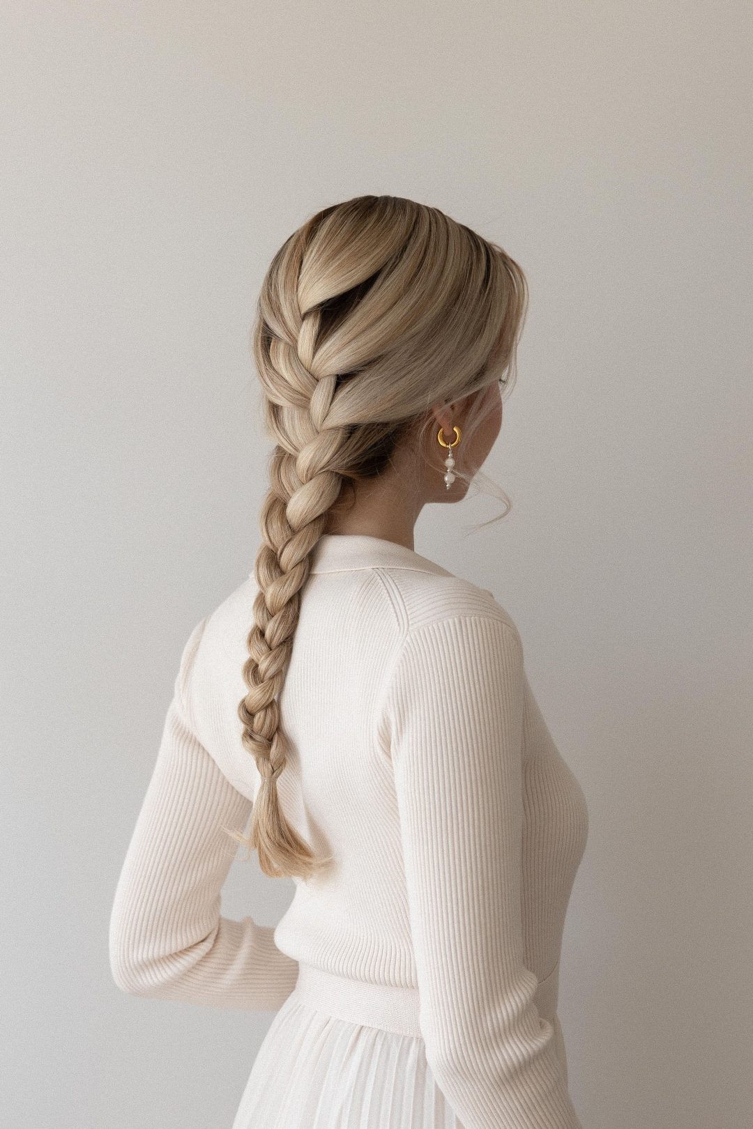 Neat Blonde French Braid — Blonde Braids
