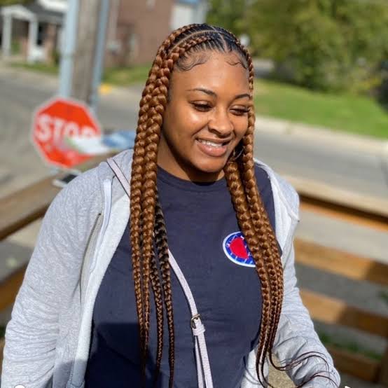 Dimensional Brown and Blonde Braids Dimensional Brown and Blonde Braids — Pop Smoke Braids
