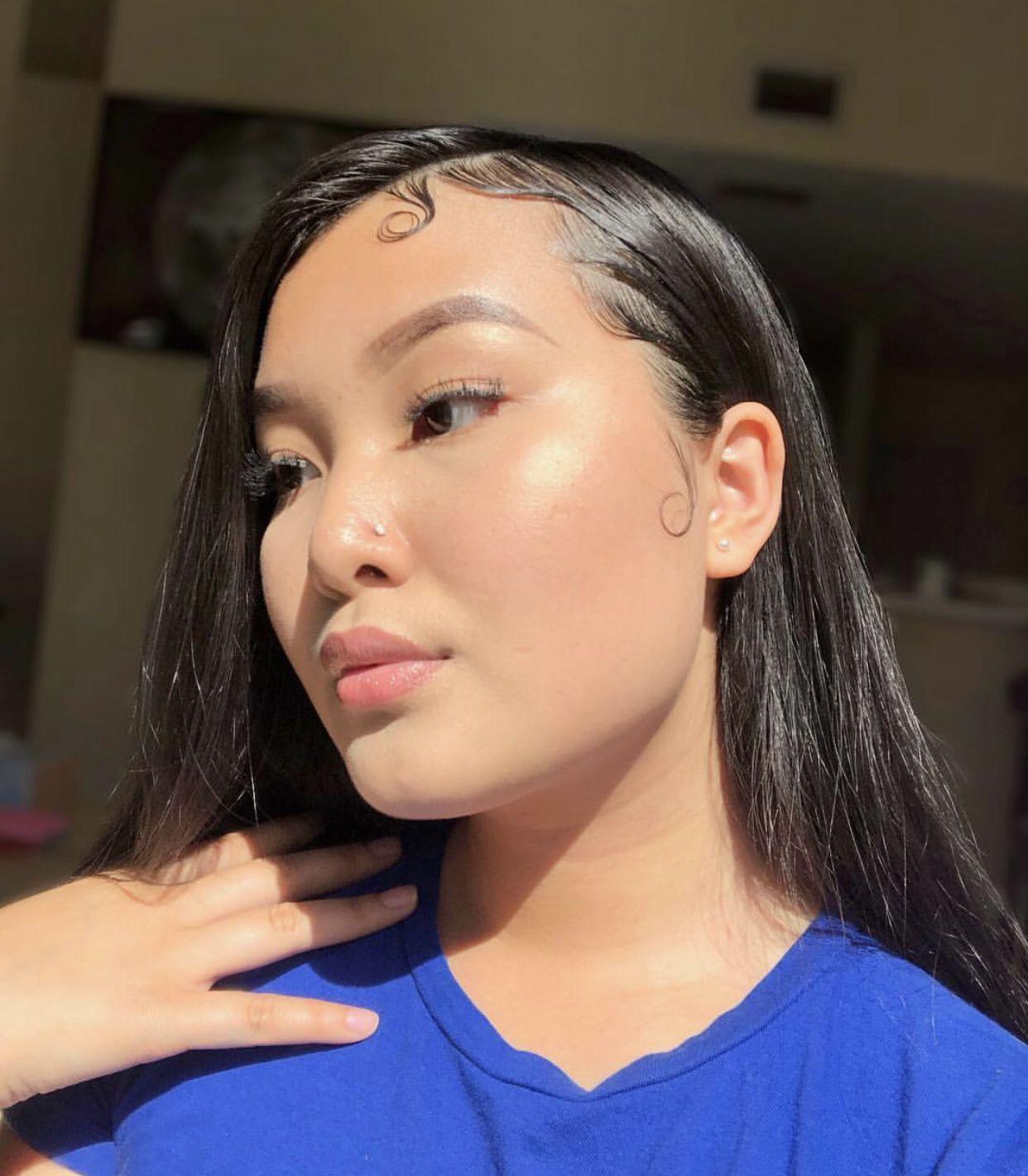Dark Brown Visual Idea — Baby Hairs