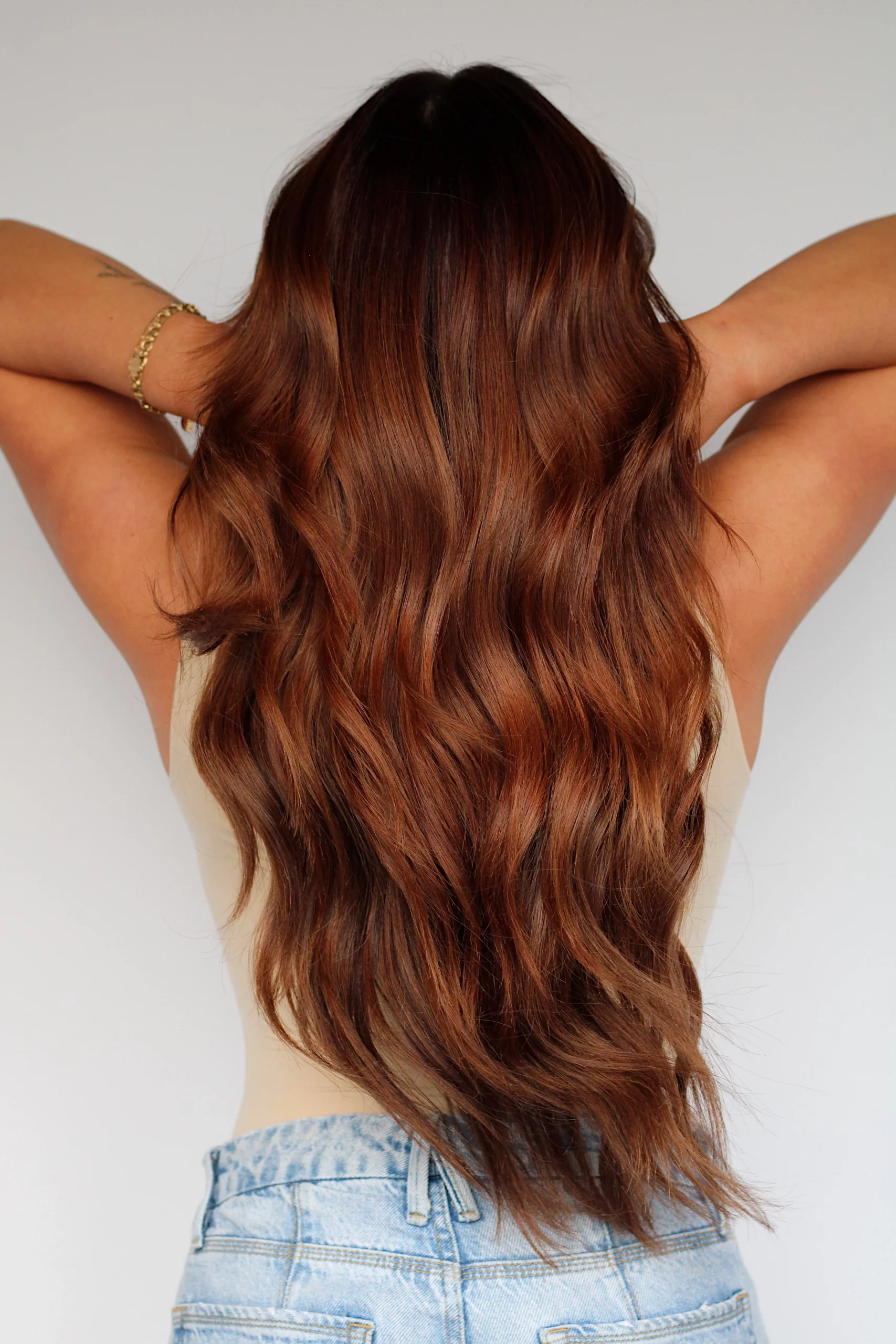 Rich Copper Red Beach Waves Rich Copper Red Beach Waves