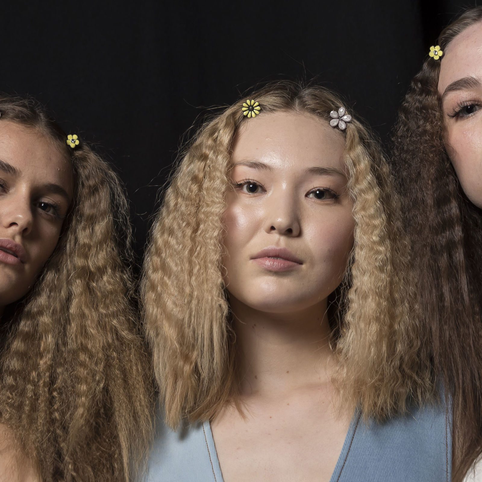 Air-Dried Collarbone Crimp — Crimped Hair