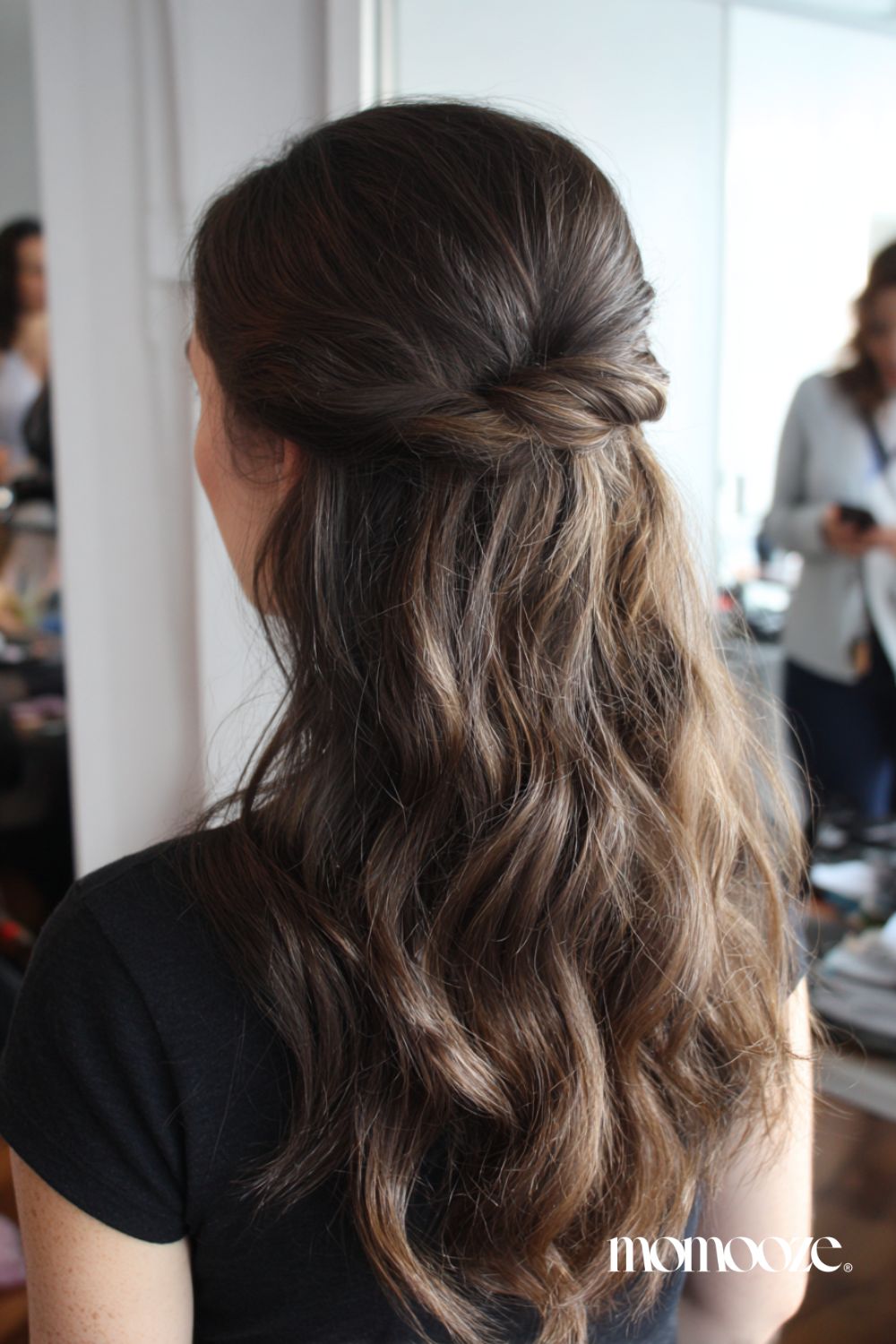 Long Wavy Half-Up Twist Long Wavy Half-Up Twist — Cute Hairstyles