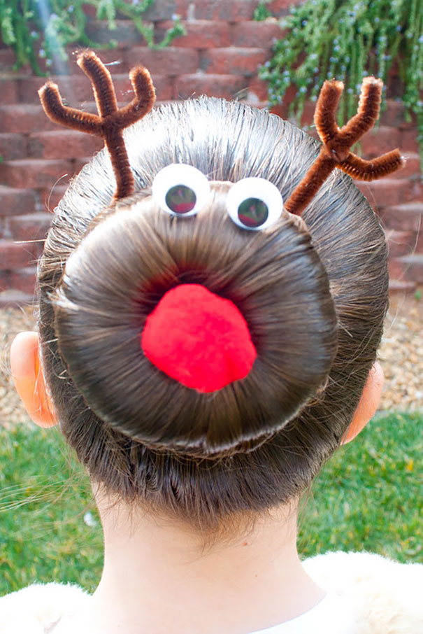 DIY Reindeer Bun — Crazy Hair Day Ideas