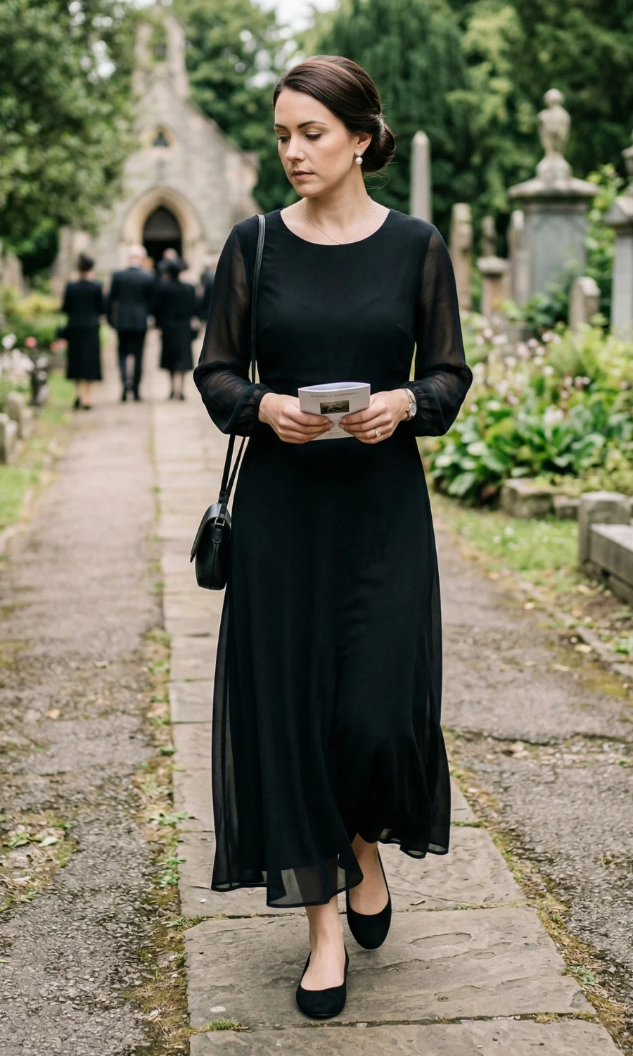 Simple Low Bun — Funeral Hairstyles