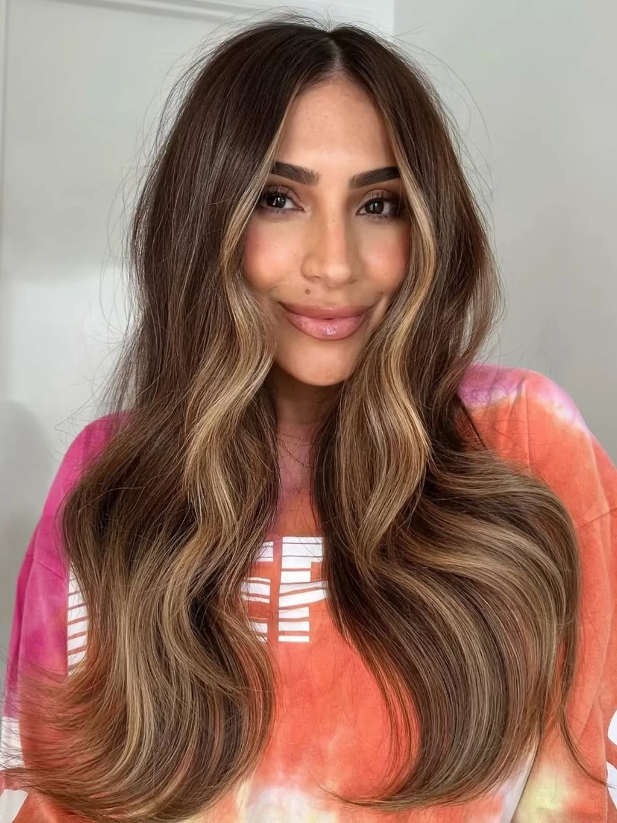Dark Brown Caramel Balayage Mid-Back Dark Brown Caramel Balayage Mid-Back — Hair Color Ideas