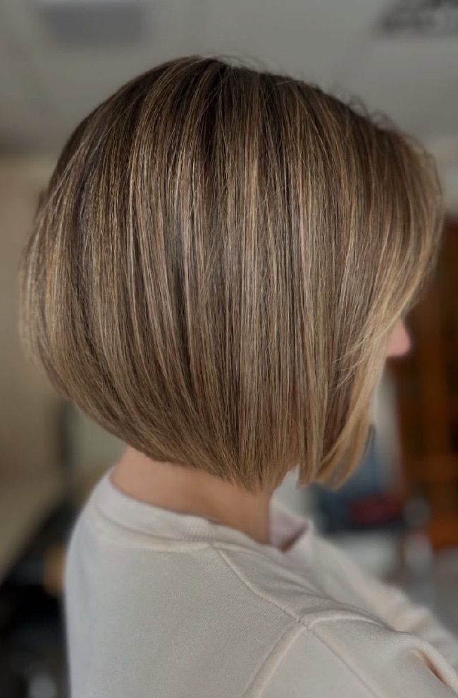 Chin Length Bob Ash Blonde Chin Length Bob Ash Blonde — Hair Color for Women Over 40
