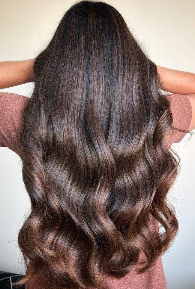 Visual Idea — Long Caramel Highlights