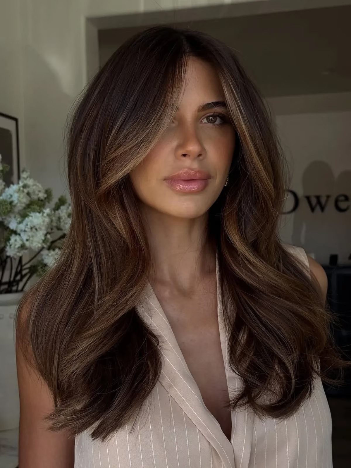Soft Light Brown Face Framing Soft Light Brown Face Framing — Face Framing Highlights