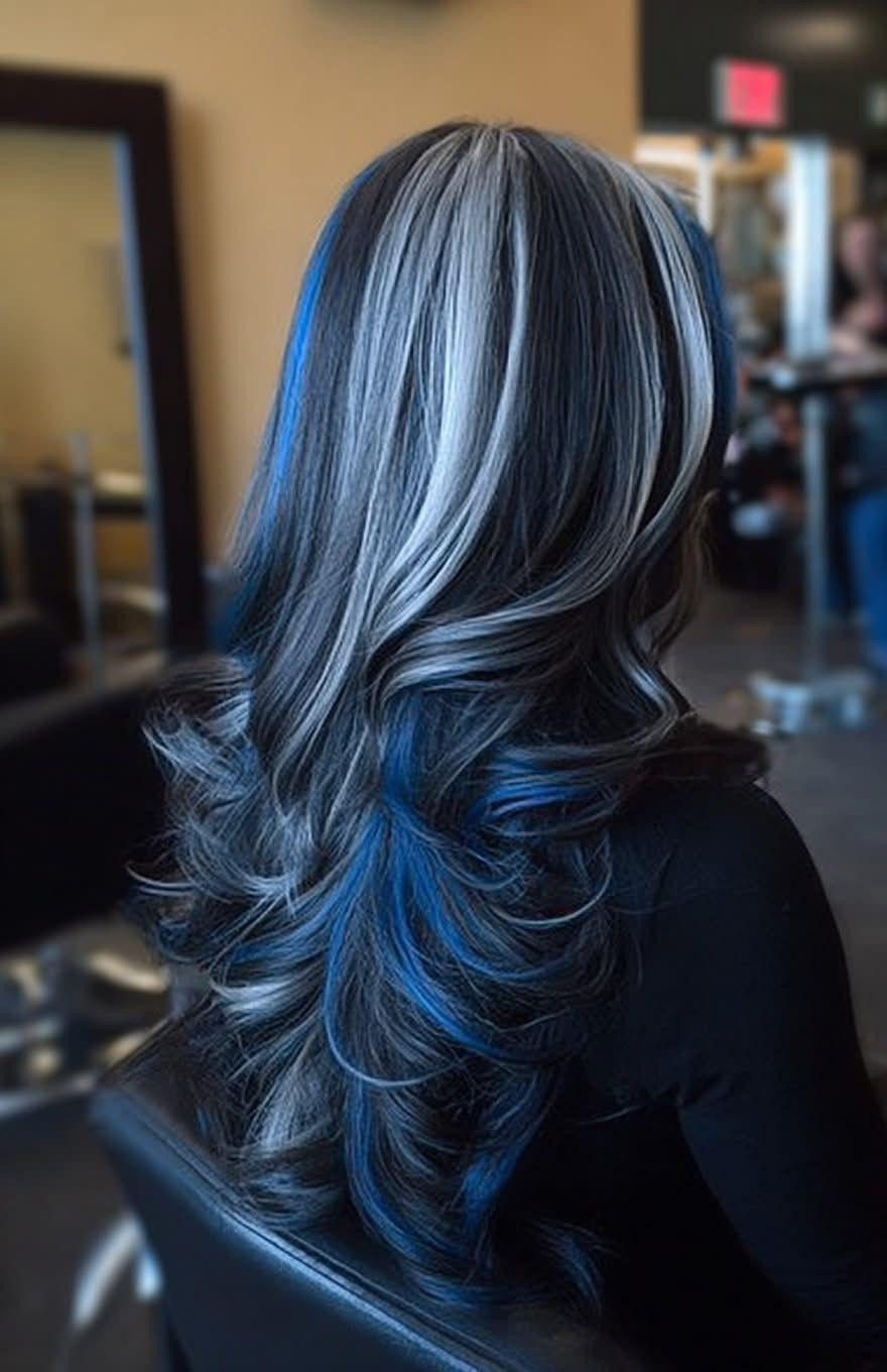 How to get this silver blue style : r/HairDye