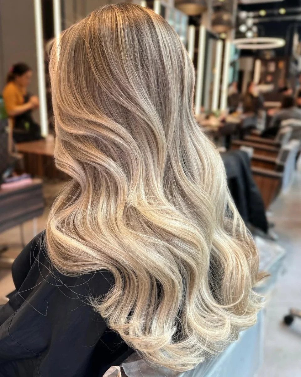 Dimensional Champagne Blonde Highlights Dimensional Champagne Blonde Highlights