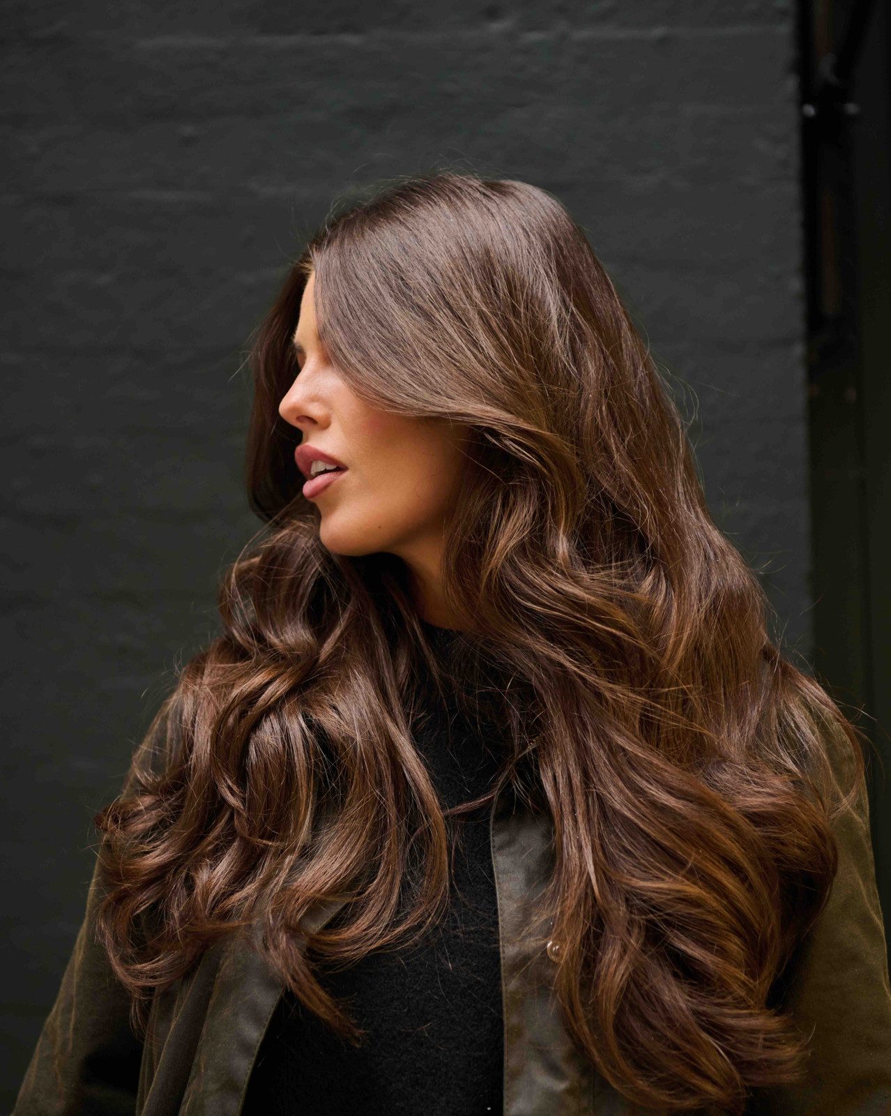 Deep Chocolate Brown Wavy Mid-Back Deep Chocolate Brown Wavy Mid-Back — Chocolate Brown Hair