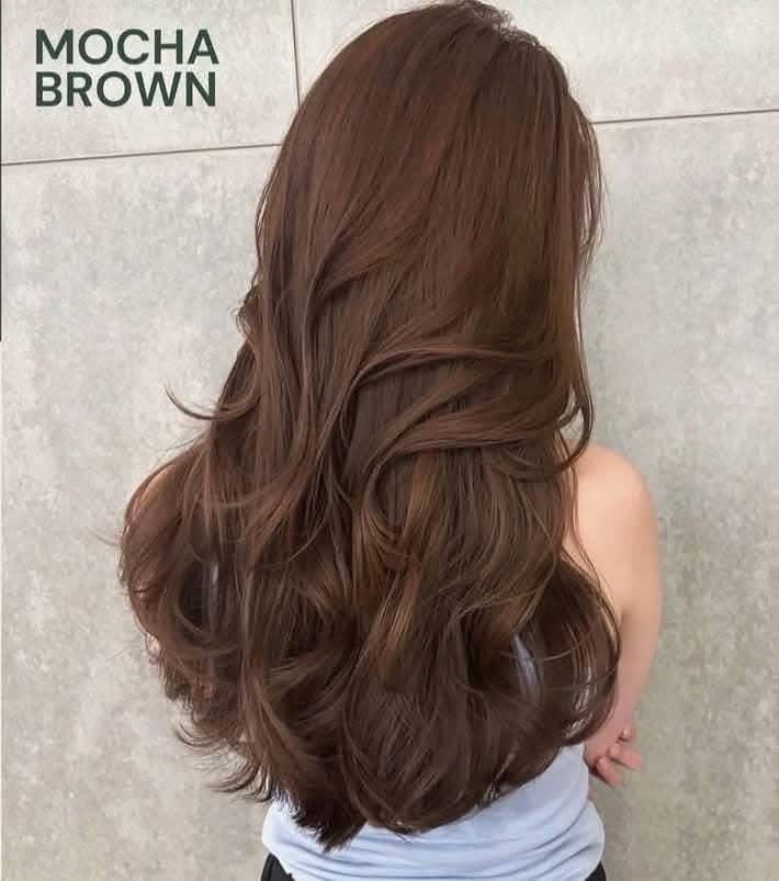 Deep Mocha Base With Subtle Blended Highlights — Mocha Brown Hair
