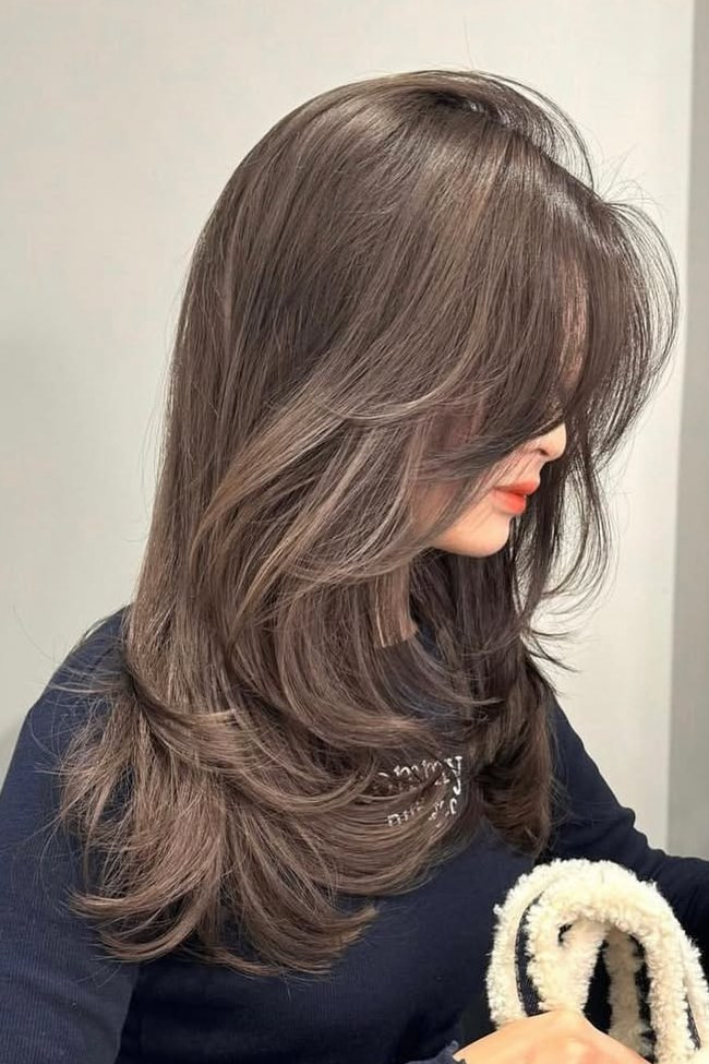 Cool Brown With Subtle Ash Highlights Visual Idea Cool Brown With Subtle Ash Highlights Visual Idea — Cool Brown Hair
