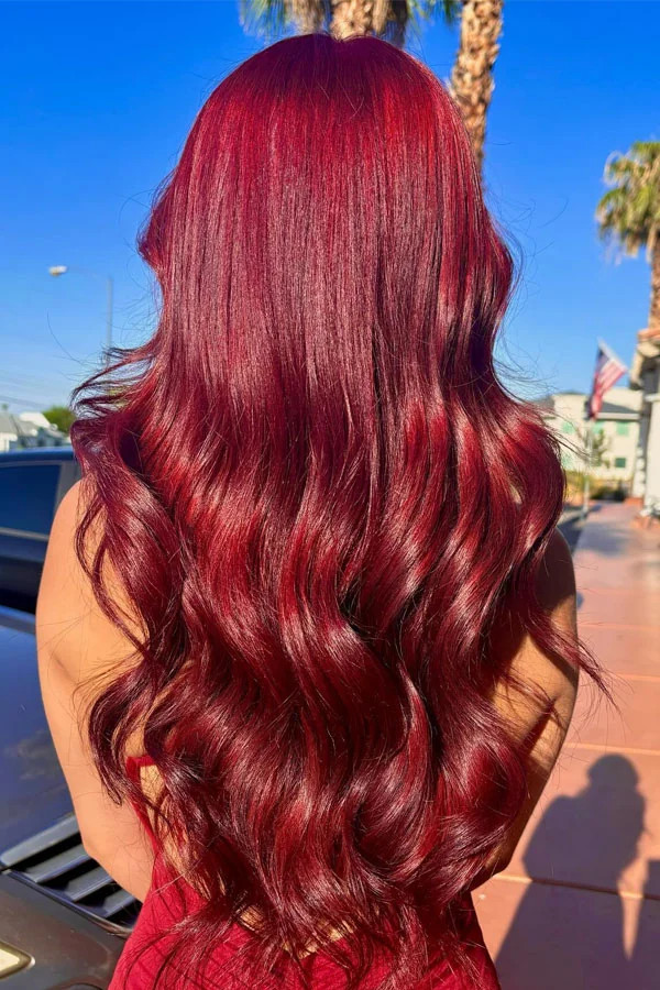 Back View Visual Idea — Red Hair Colors