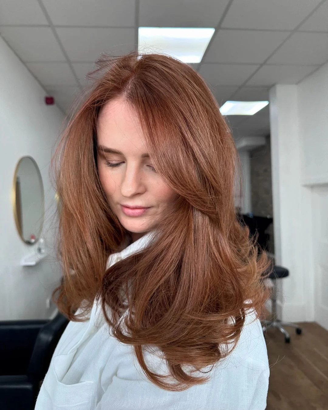Visual Idea — Giving It A Warm Light Auburn Hair