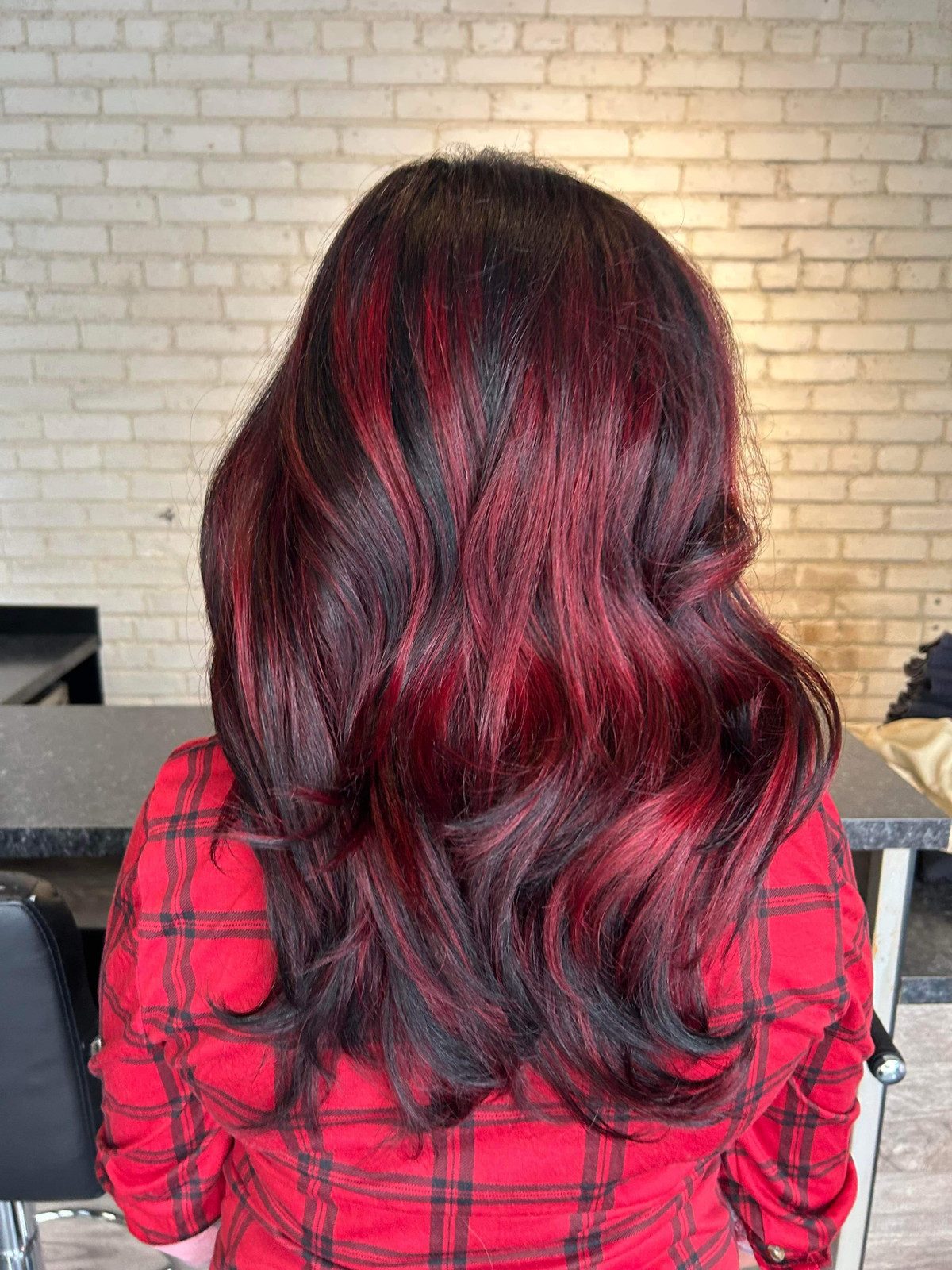 Dark Brown With Deep Red Highlights — Dark Red Hair