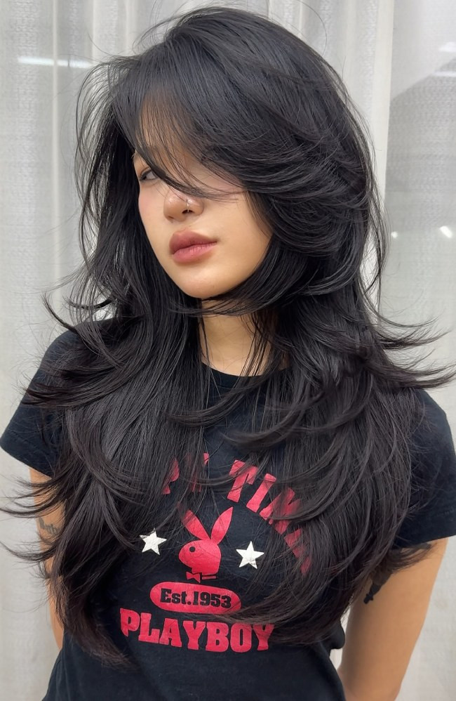 Straight Thick Visual Idea — Soft Black Hair