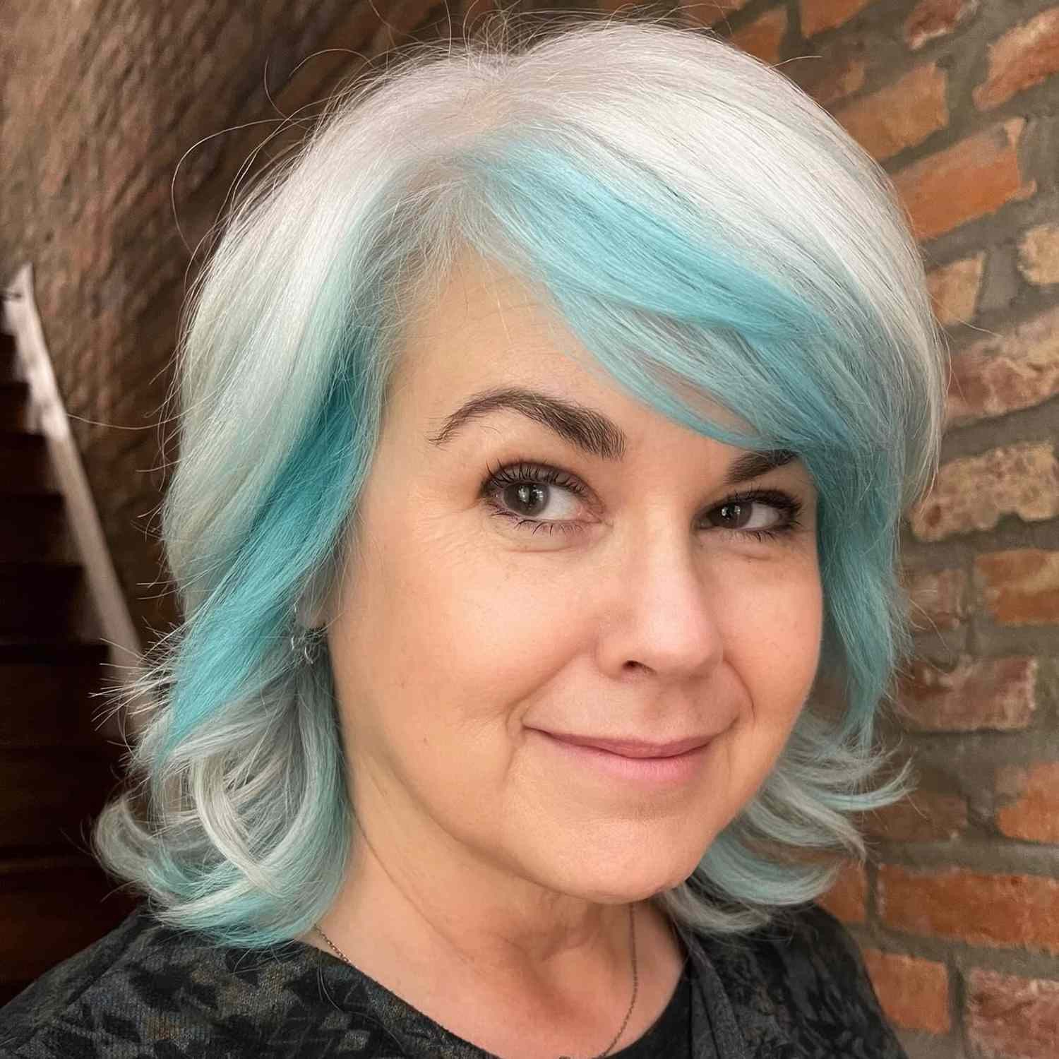 Collarbone Visual Idea Collarbone Visual Idea — Light Blue Hair