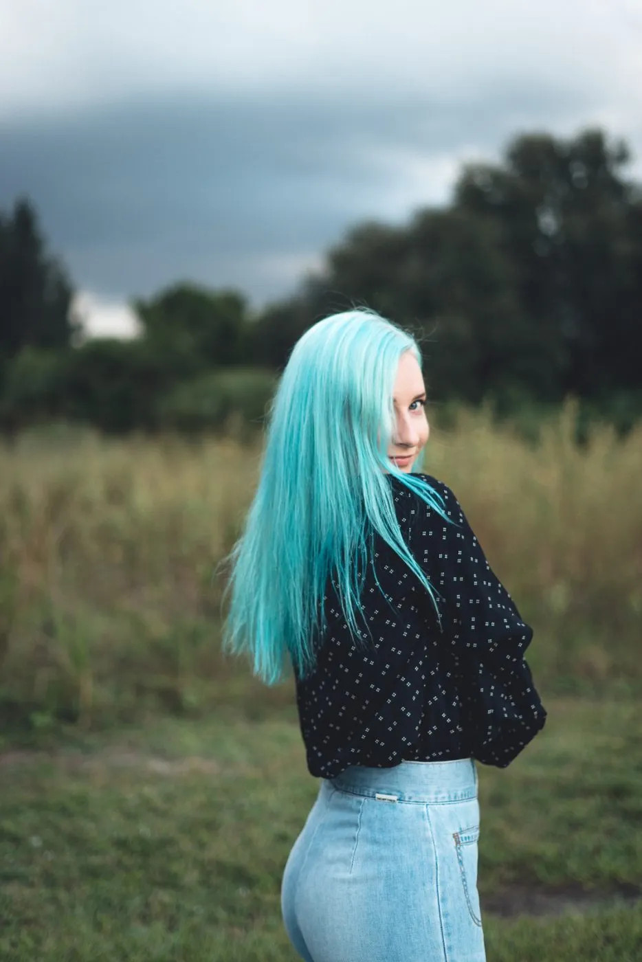 Bright Teal on Fine Straight Hair Bright Teal on Fine Straight Hair — Teal Hair