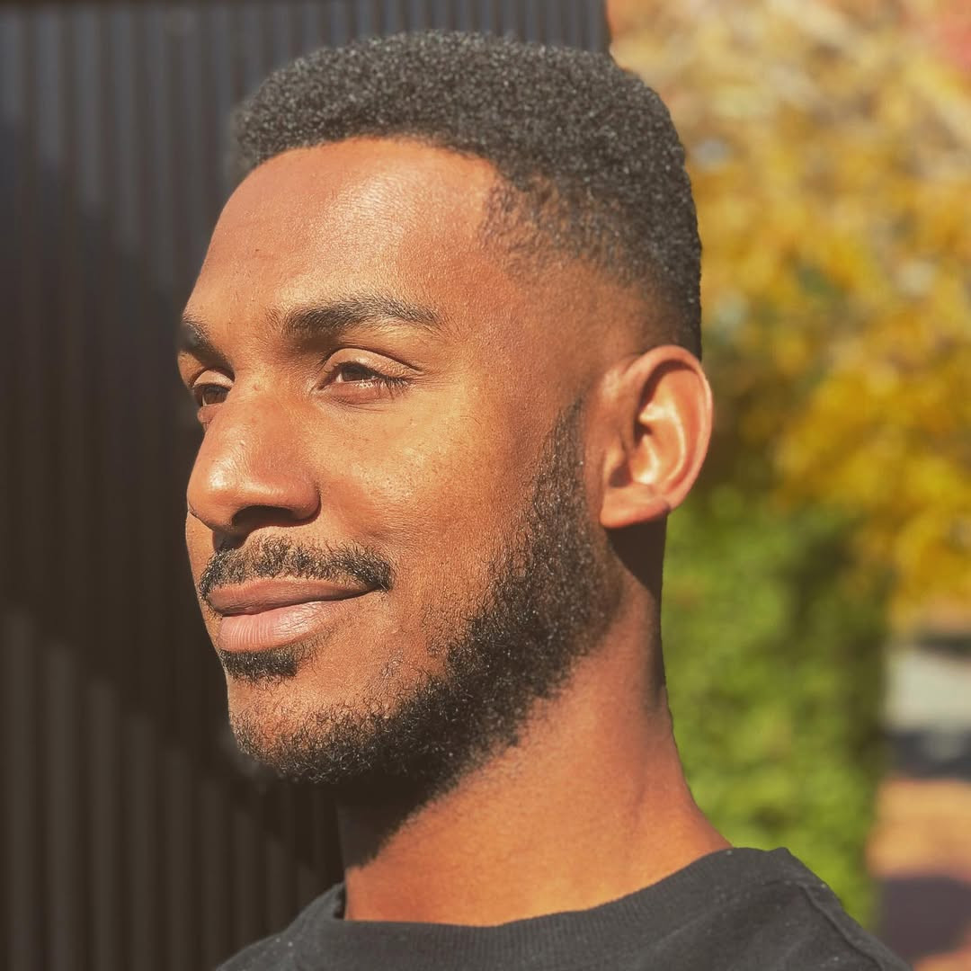 Tapered Fade With Textured Top — Black Men Haircuts