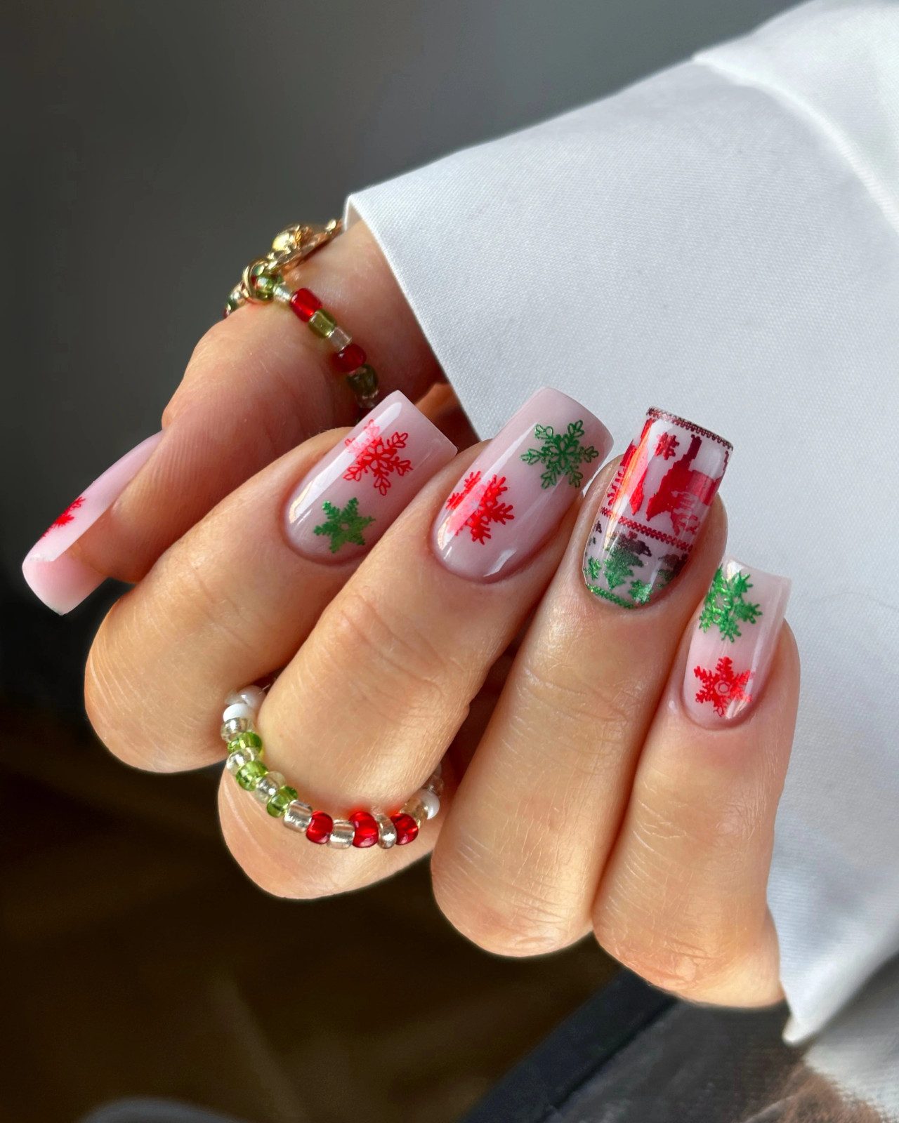 Winter Holiday Season Visual Idea Winter Holiday Season Visual Idea — Stamping Nails