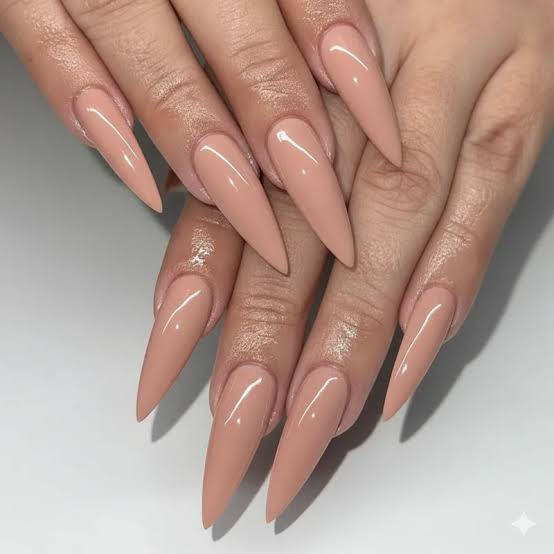 High-Gloss Reflective Finish Visual Idea — Interview Nails