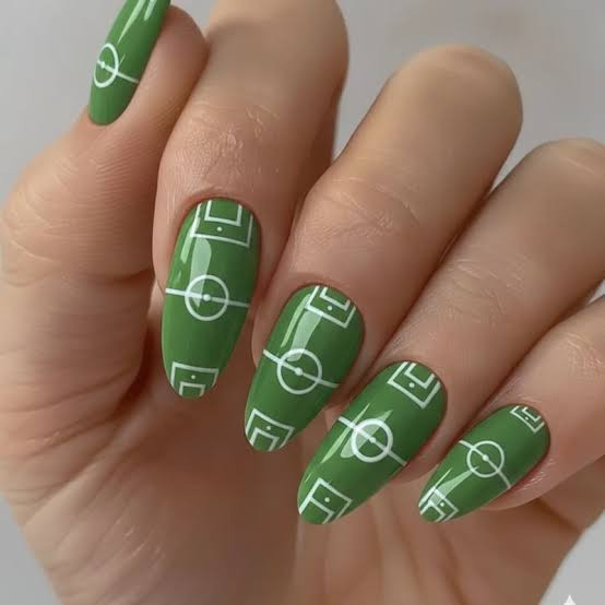 Glossy Visual Idea Glossy Visual Idea — Soccer Mom Nails