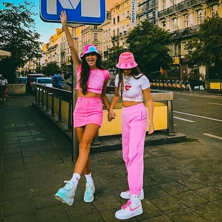 Matching Pink Outfits with Bucket Hats for a Coordinated Look — Kidcore Outfits