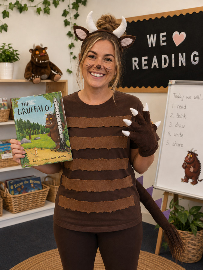 Book Character Day Costume Party Gruffalo Costume for Book Character Day — Preschool Teacher Outfits