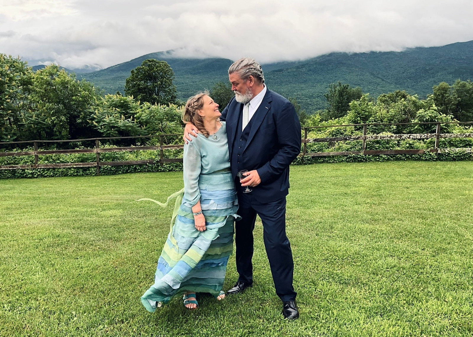 Custom Hand Painted Mother of the Bride Dress in Silk | Artistic Bespoke Formal Wear – Larimeloom