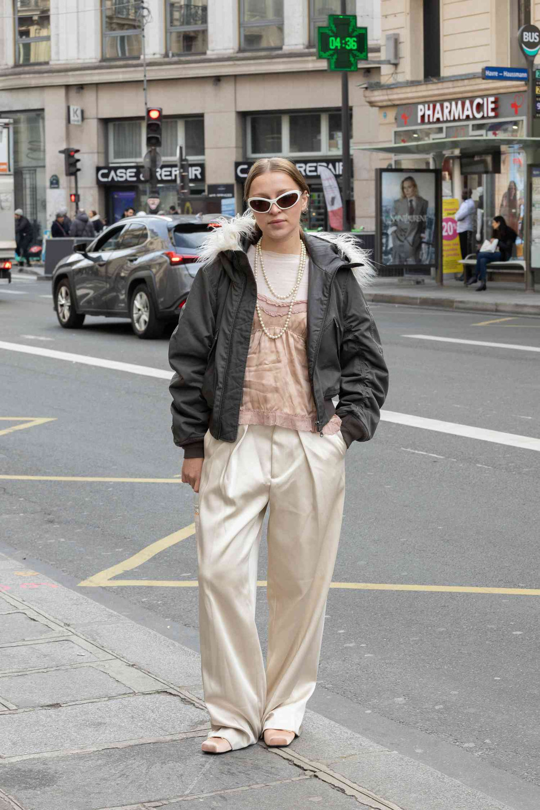 Satin Wide-Leg Trousers with Bomber Jacket for Elevated Casual — Colorado Outfits