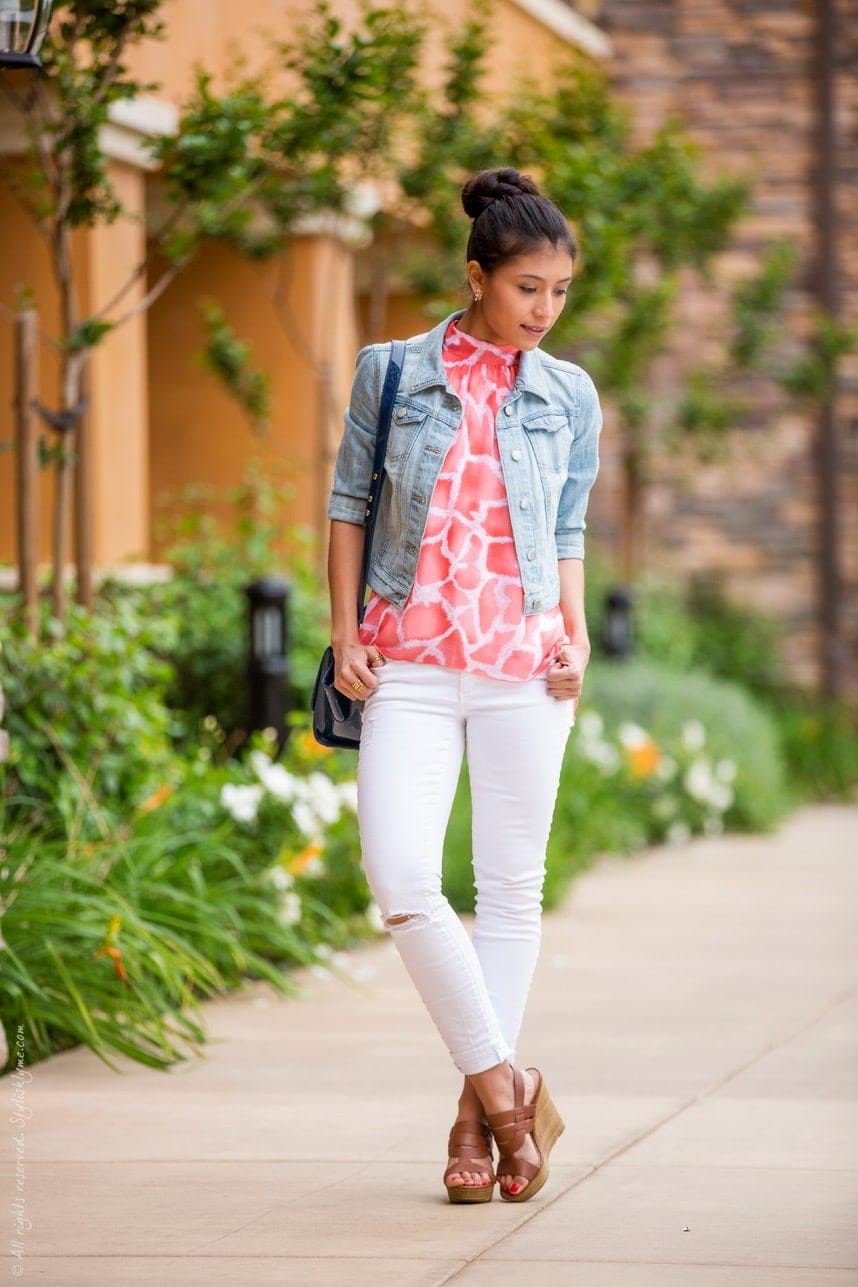 Denim Jacket and Distressed Jeans for a Casual Look Denim Jacket and Distressed Jeans for a Casual Look — Napa Outfits