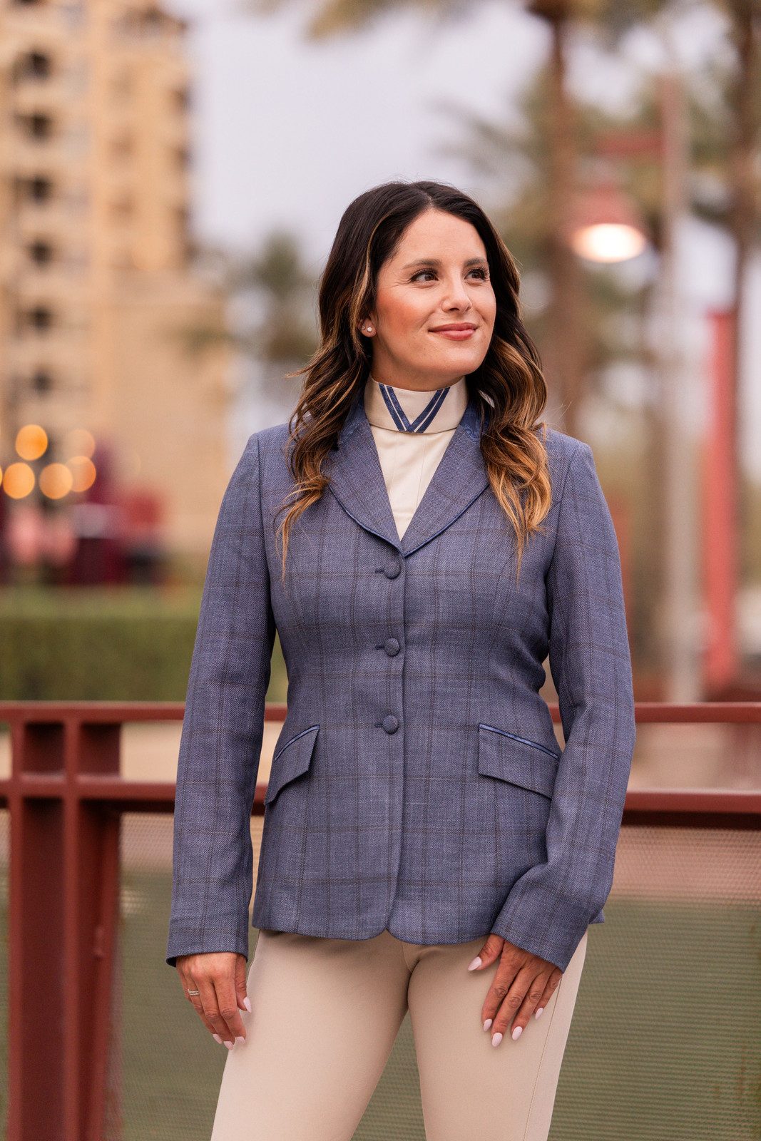 Tweed Blazer and Turtleneck for Equestrian-Inspired Ranch Style — Dude Ranch Outfits