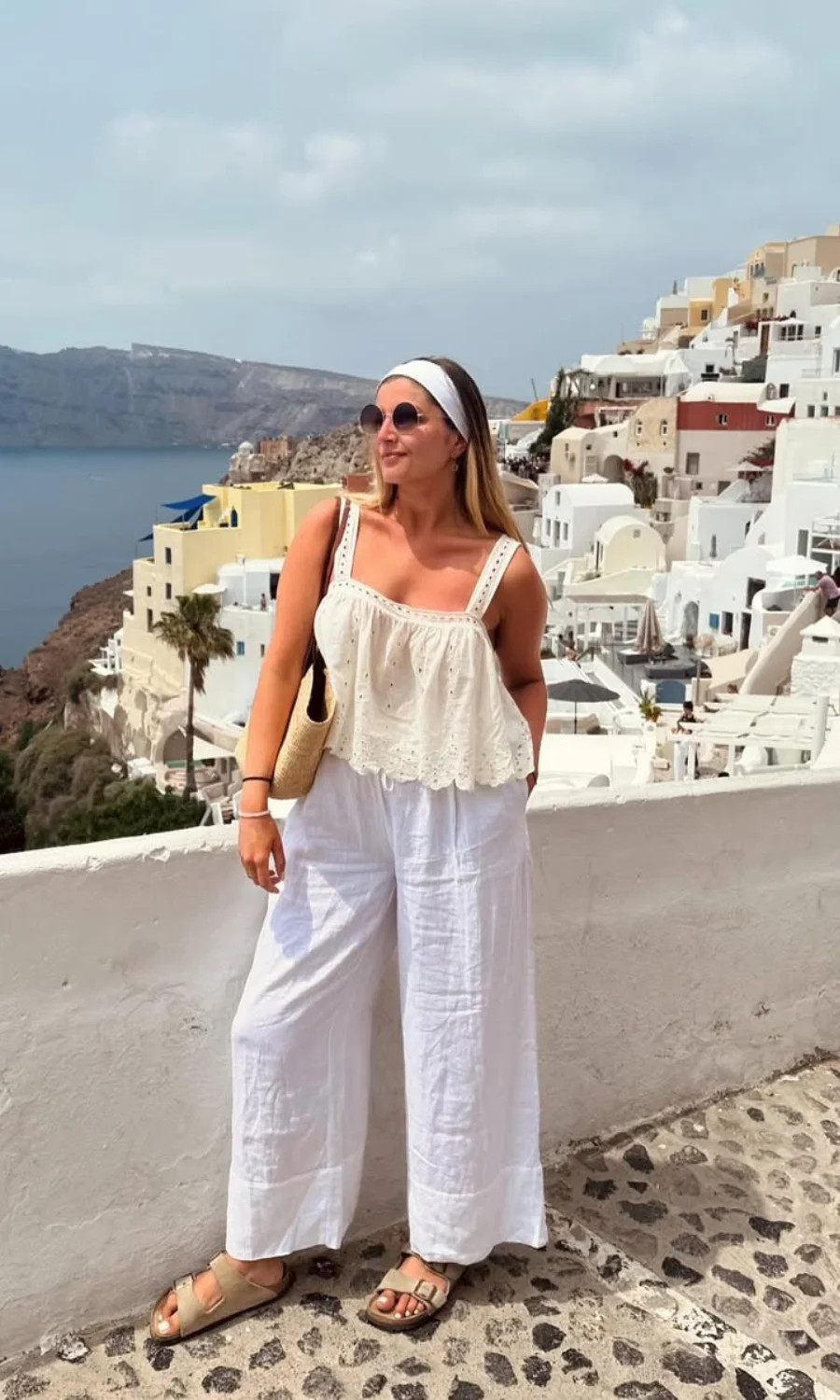 Cotton Linen Outfit Idea Cotton Linen Outfit Idea — Greece Outfits
