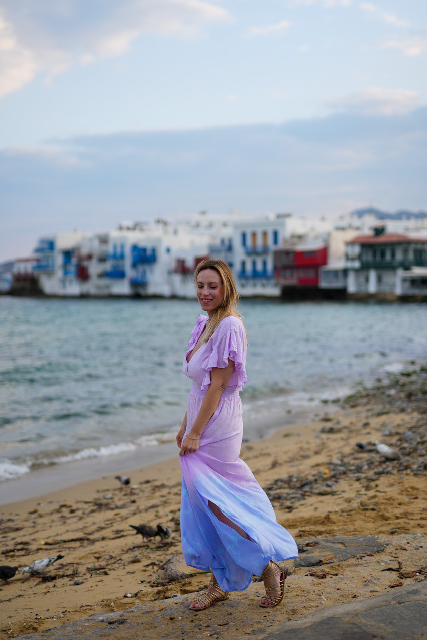 Lilac And Blue Ombr Maxi Dress Outfit Idea Lilac And Blue Ombr Maxi Dress Outfit Idea — Greece Outfits