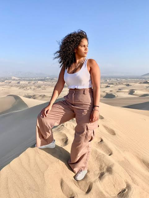Blush Pink Cargo Pants for Comfortable Travel Style — Peru Outfits
