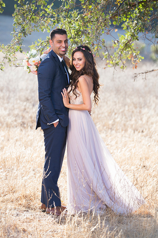 Sequin Bodice with Blush Pink Tulle Skirt — Engagement Photo Dresses