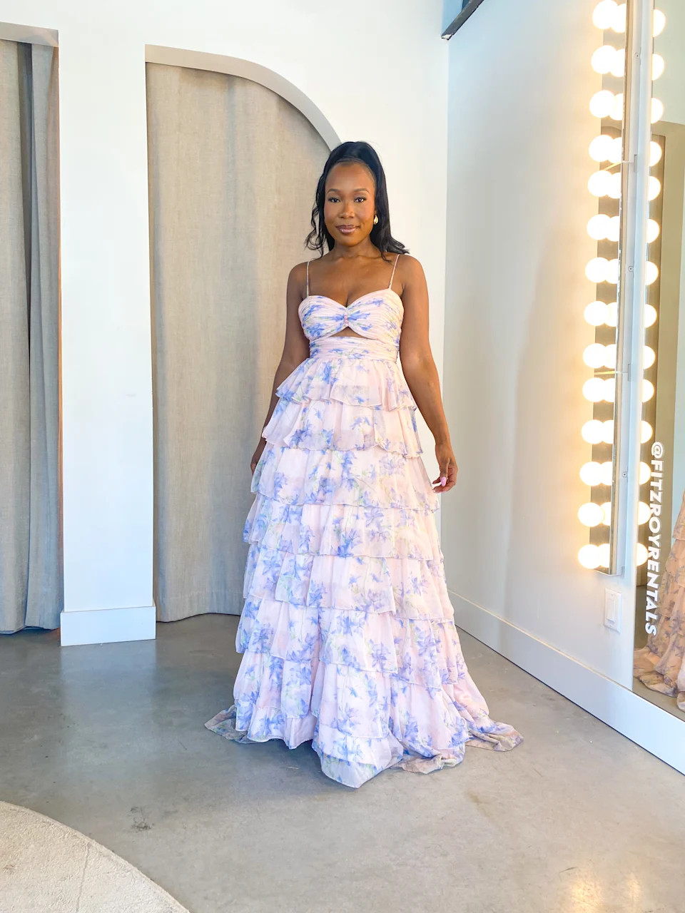 Floral Tiered Maxi Dress in Chiffon for Breezy Elegance Floral Tiered Maxi Dress in Chiffon for Breezy Elegance — Dresses to Hide Belly