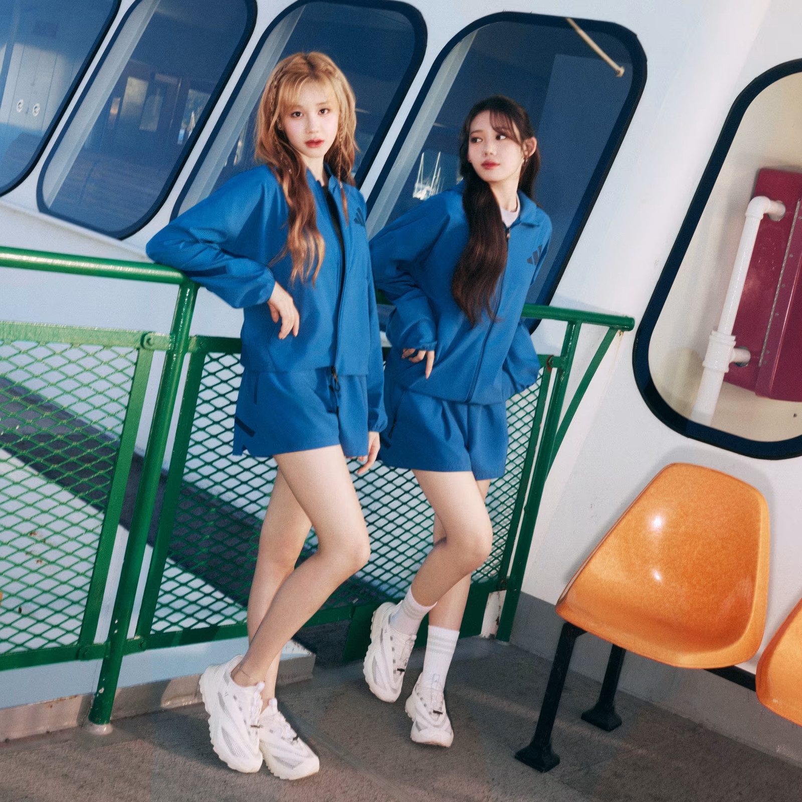 Athleisure Statement: Royal Blue Tracksuit with White Sneakers Athleisure Statement: Royal Blue Tracksuit with White Sneakers — Adidas Campus Outfits