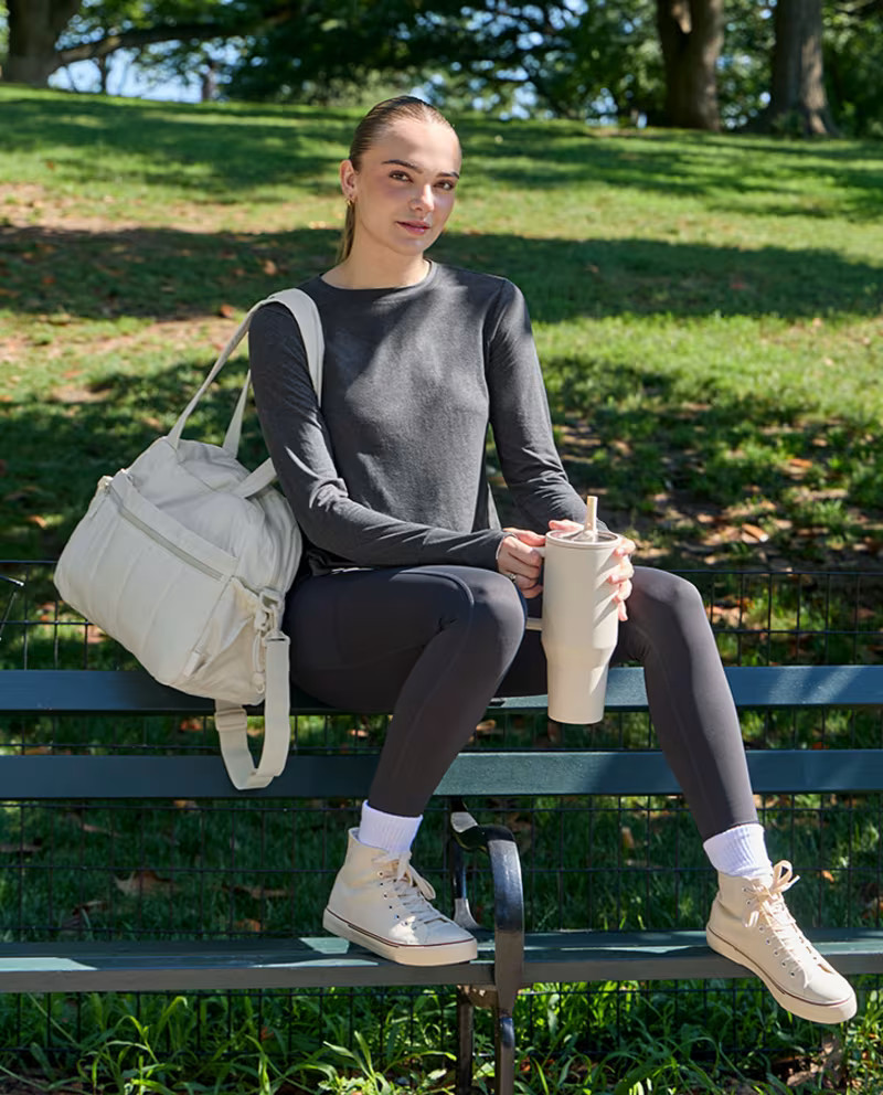 Athletic Comfort: Club C High-Tops with Leggings — Reebok Club C Outfits
