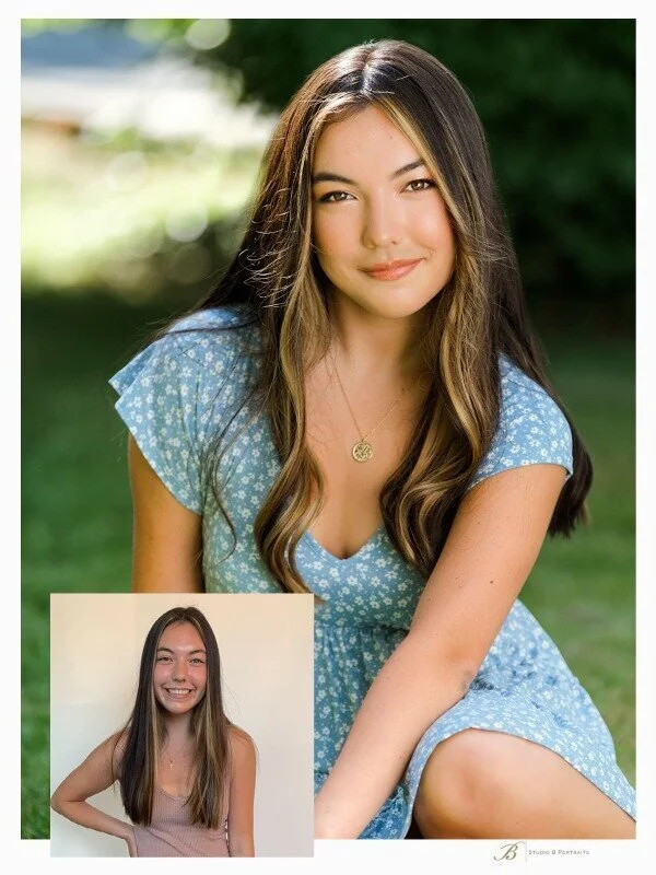 Layered Dark Brown With Bold Highlights Layered Dark Brown With Bold Highlights — Senior Picture Hairstyles