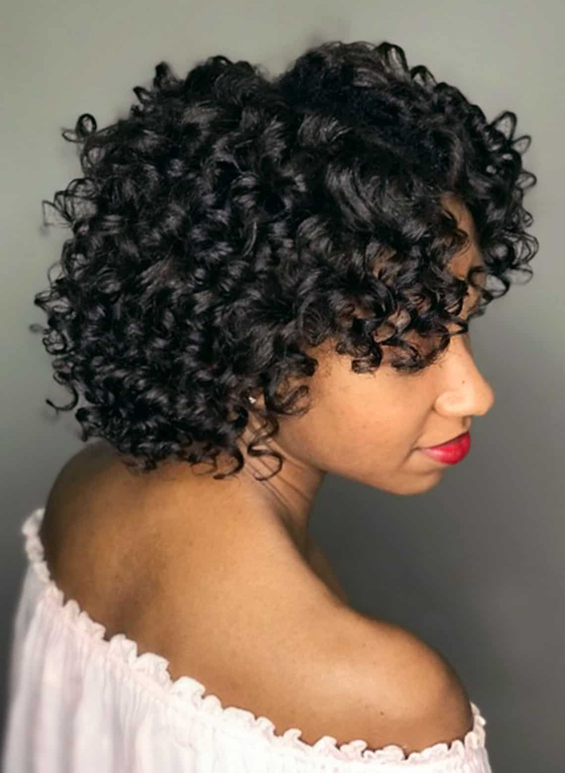 Layered Ear-Length Curls — Flexi Rod Set