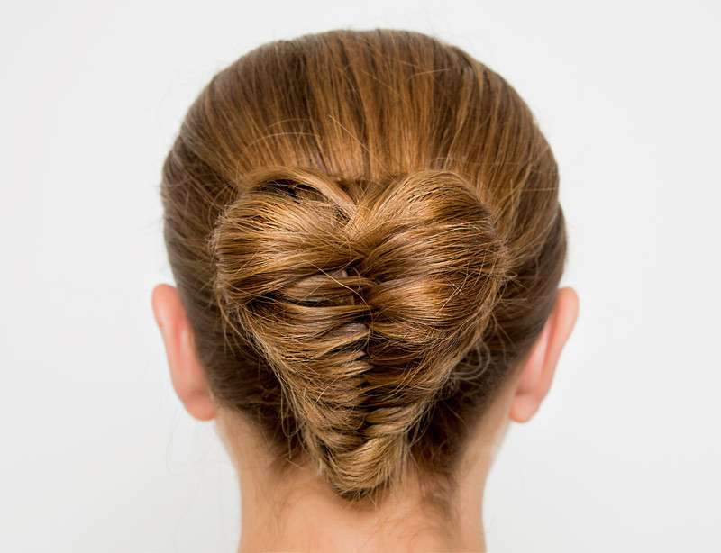 Medium Brown With Subtle Highlights Visual Idea Medium Brown With Subtle Highlights Visual Idea — Heart Part Braids